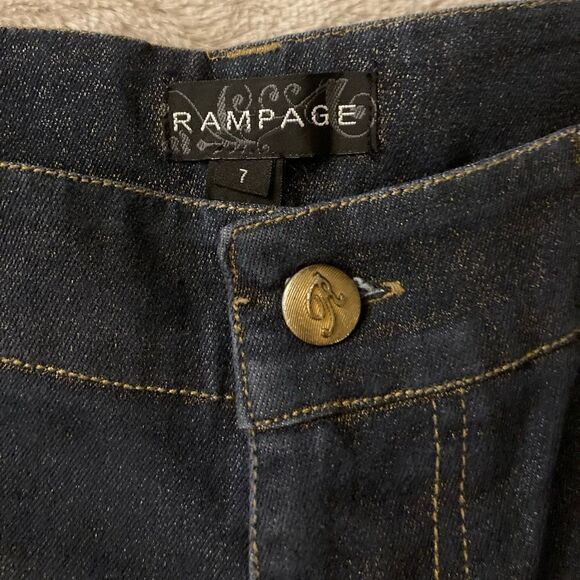 𝅺: : RAMPAGE Low Rise “Shimmer” Denim Shorts : : - Picture 5 of 12